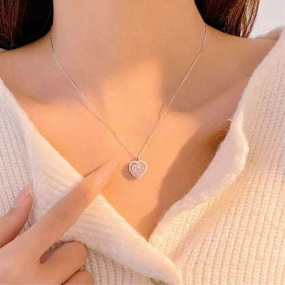 Collar Corazón | Plata ley 925 - Baño de oro 10k + Caja de regalo